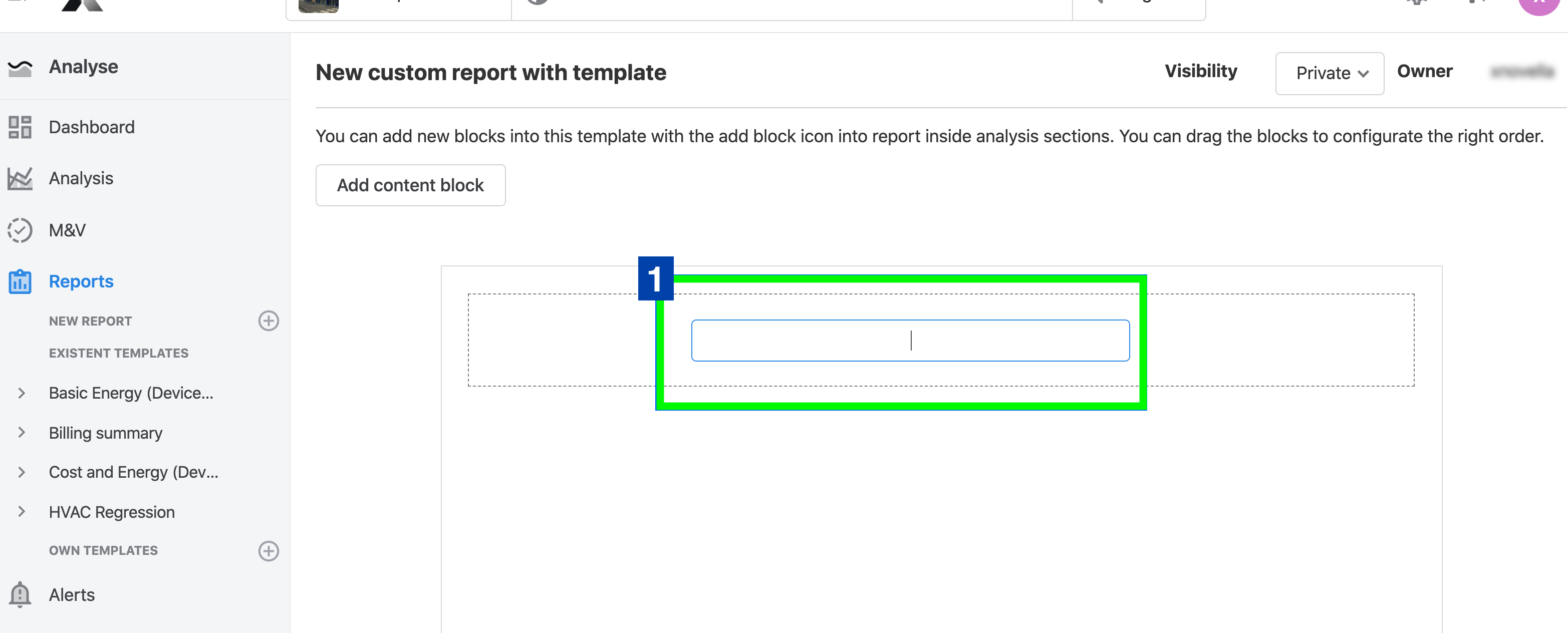 Create A New Custom Report Template – Spacewell Energy Help Centre